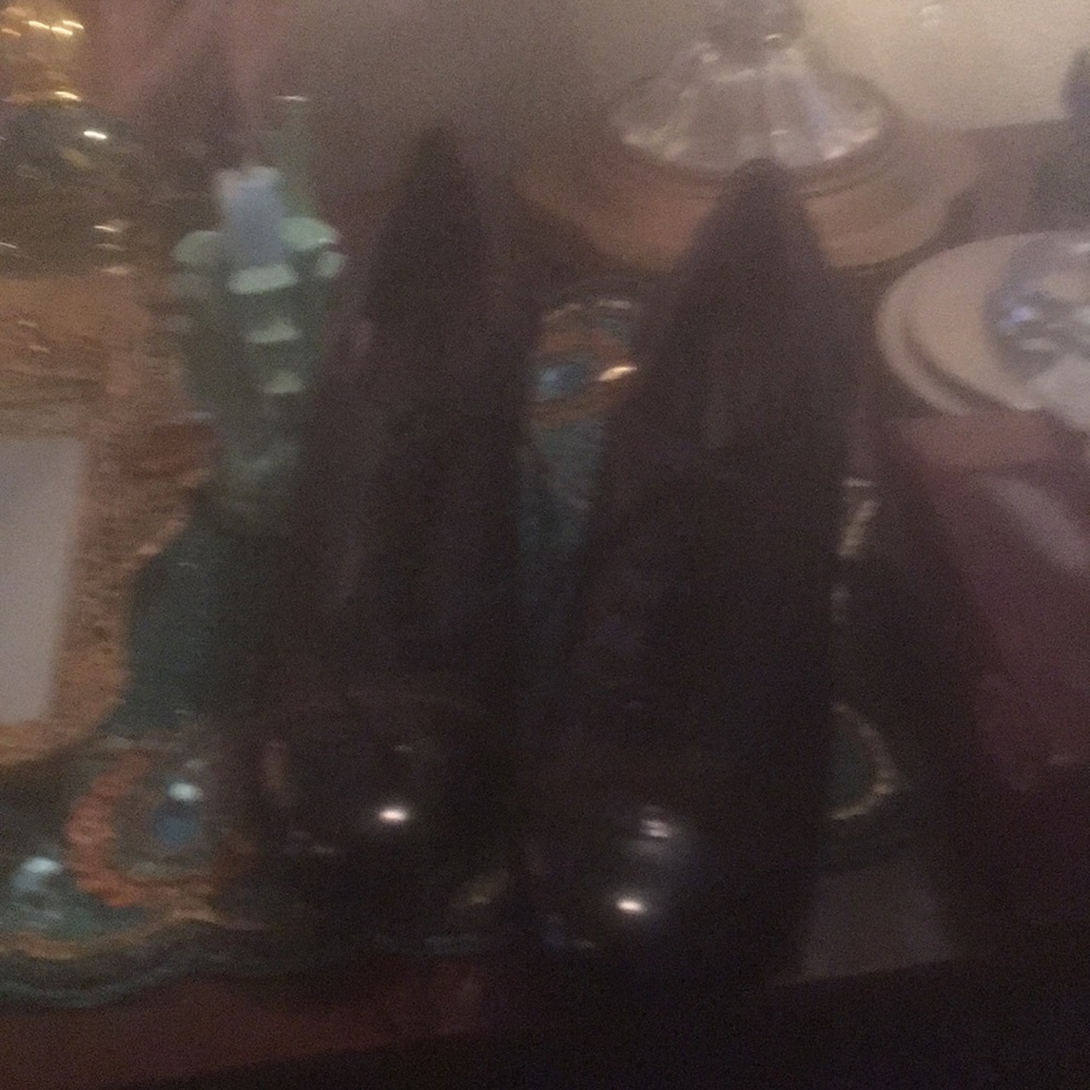 Janet Black shoe boots sz 36.5 new!